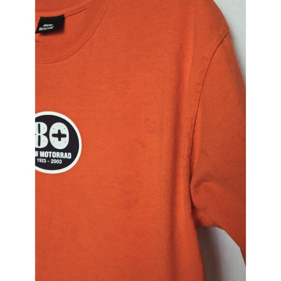 BMW Motorcycles Motorrad Anniversary 80 years 1923-2003 T Shirt Mens Size Large - Picture 6 of 10